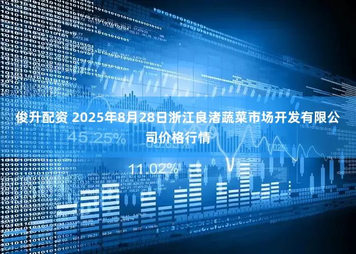 俊升配资 2025年8月28日浙江良渚蔬菜市场开发有限公司价格行情